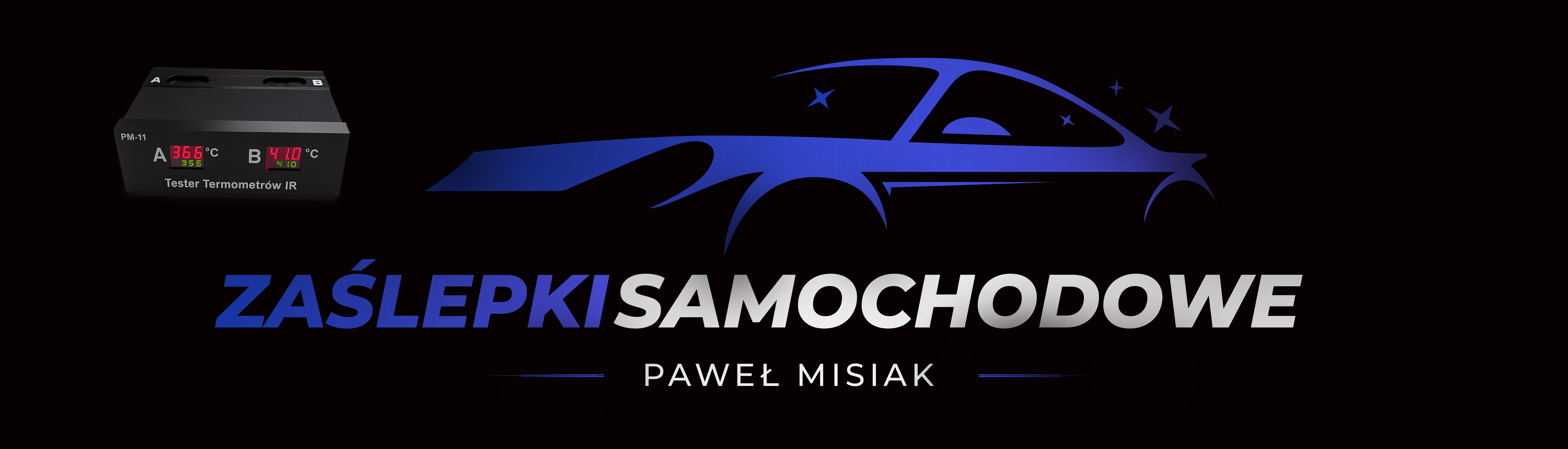Baner z testerem